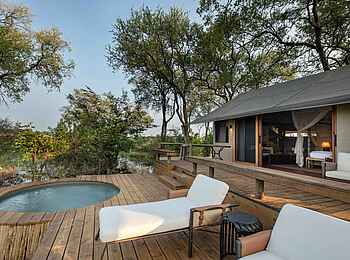 Sable Alley Camp: Honeymoonsuite Veranda