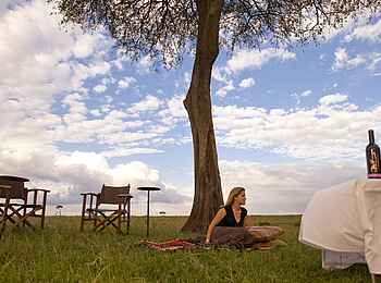 Sala's Camp: Frühstück im Busch Sala's Camp: Frühstück im Busch