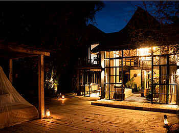 Segera Retreat: Das Garden House am Abend