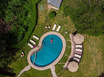 Tipilikwani Mara Camp: Pool von oben
