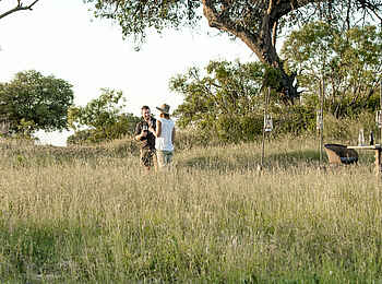 Singita Ebony Lodge: Buschfrühstück Singita Ebony Lodge: Buschfrühstück