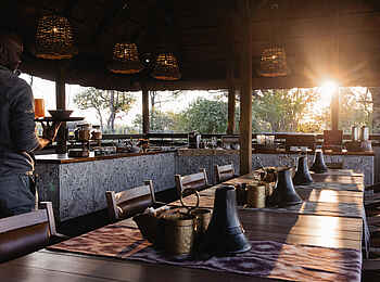 Chitabe Lediba Camp: Frühstücksbuffet