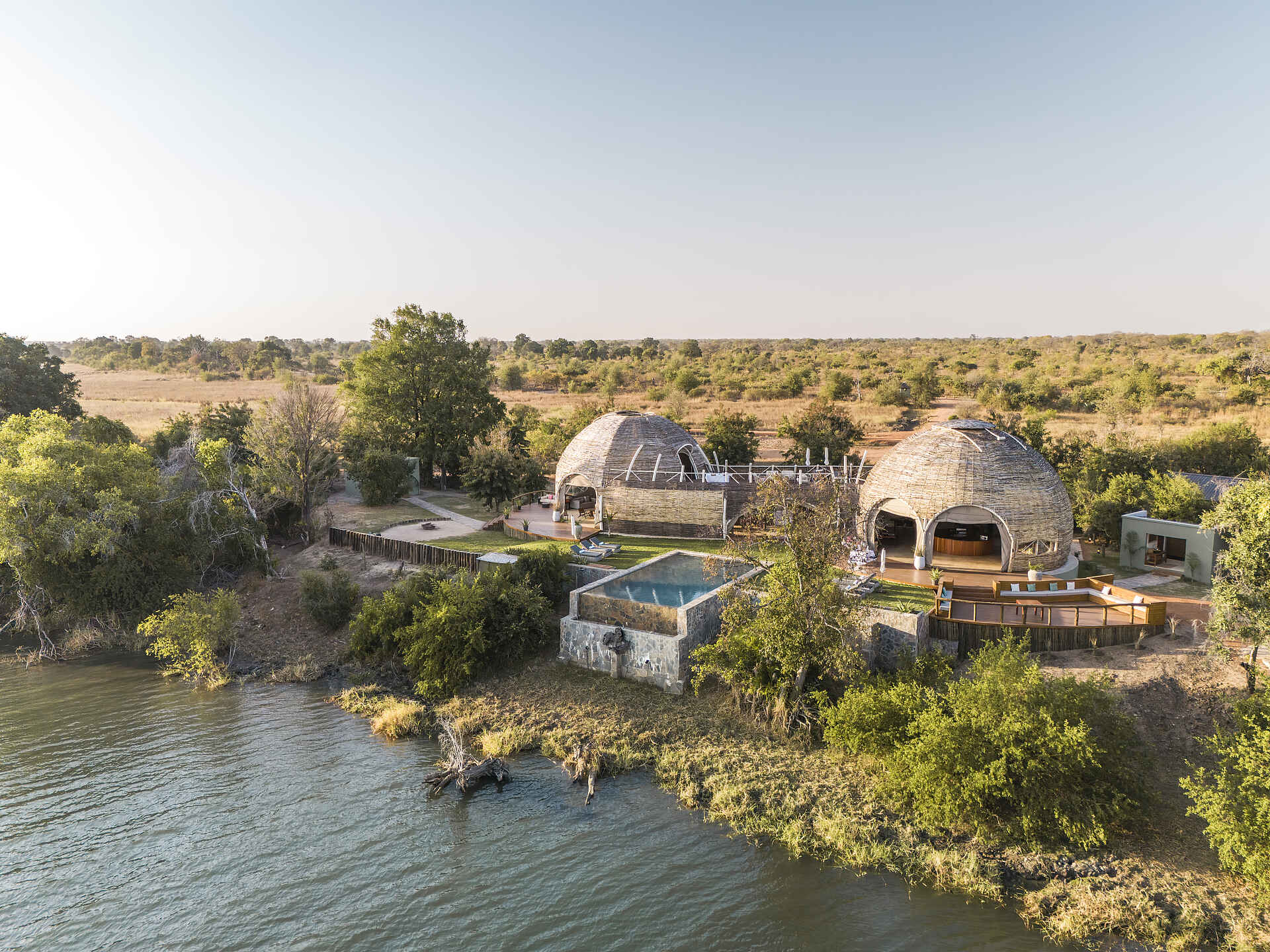 Ila Safari Lodge: Blick auf die Lodge
