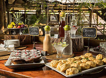 Kanana-Nyana-Camp: Frühstücksbuffet