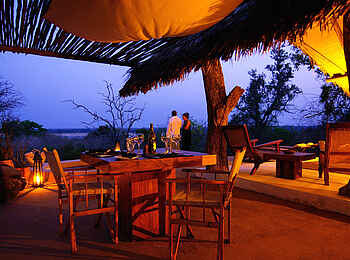 Kiba Point Selous: Abendstimmung