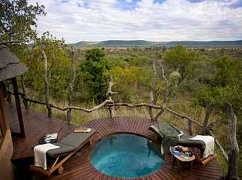 Madikwe Safari Lodge Kopano: Kopano Suite Terrasse