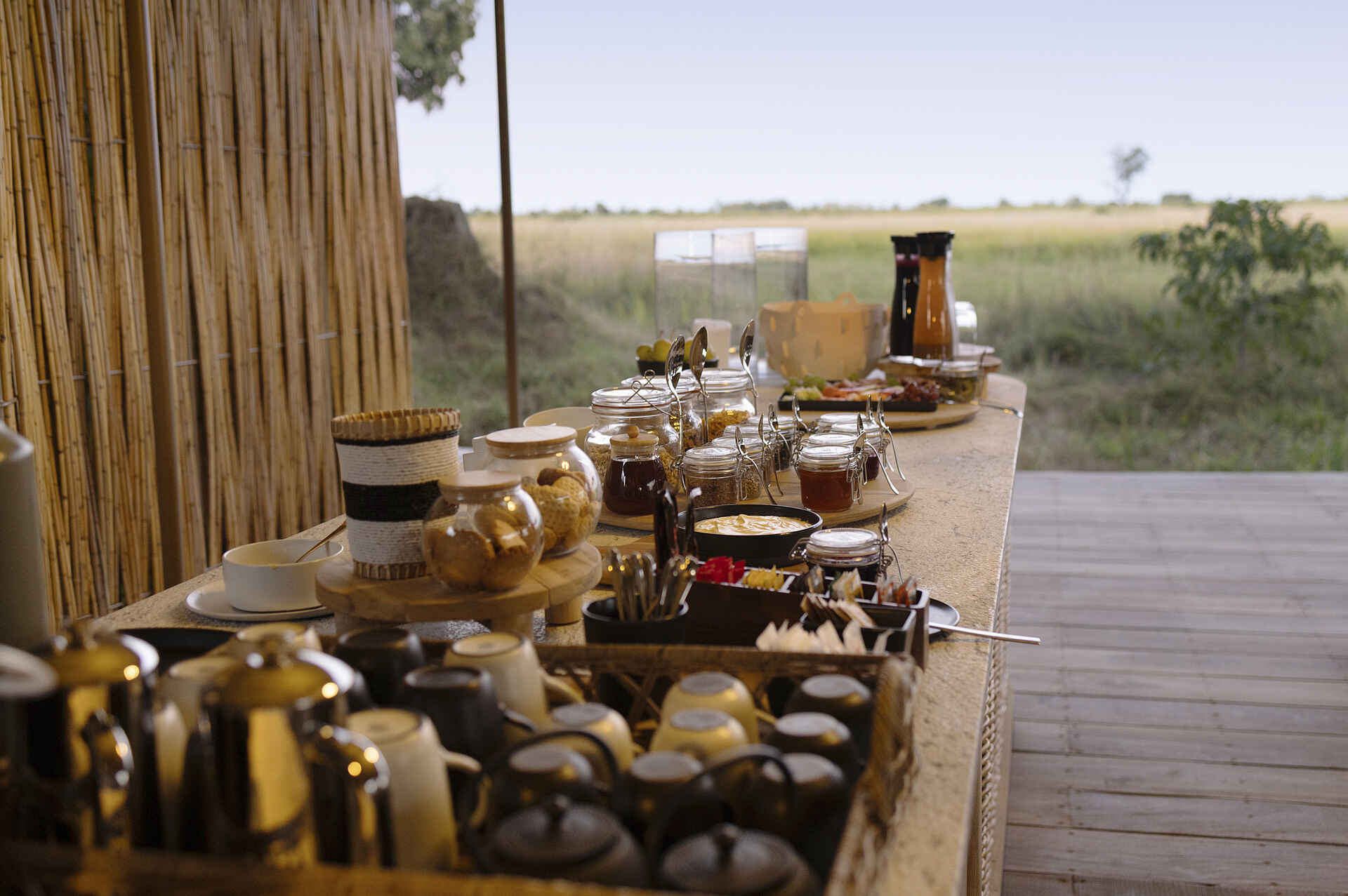 Monachira Camp: Das Buffet