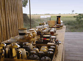 Monachira Camp: Das Buffet Monachira Camp: Das Buffet