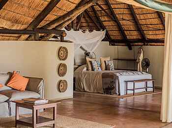 Nkwali Camp: geräumige Gästeunterkunft