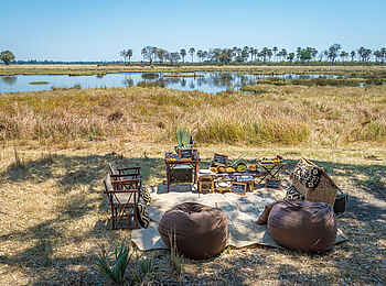 Qorokwe Camp: Bush Dinner