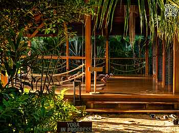 Zuri Zanzibar: Eingang zum Yogakurs