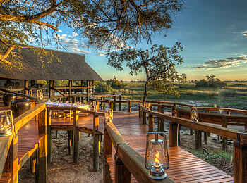 Camp Okavango: Die Hauptlodge von Außen
