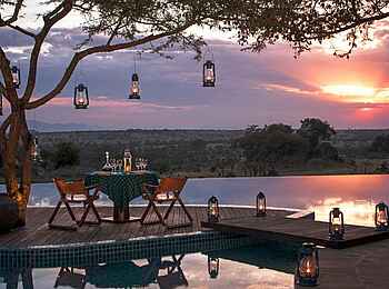 Four Seasons Safari Lodge: Privates Dinner Four Seasons Safari Lodge: Privates Dinner