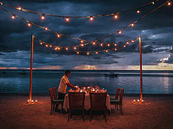 La Pirogue: Dinner am Strand La Pirogue: Dinner am Strand