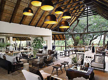 Londolozi Tree Camp: Speisesaal