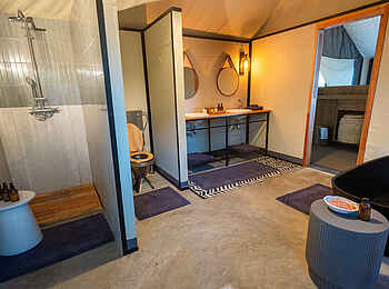 Machaba Camp: Badezimmer