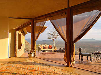 Saruni Samburu: Schlafen mit Aussicht