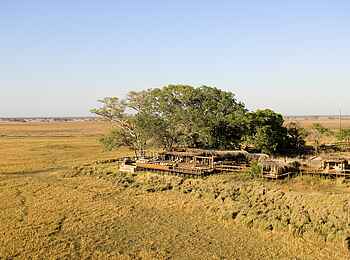 Shumba Camp: Luftbild Shumba Camp: Luftbild