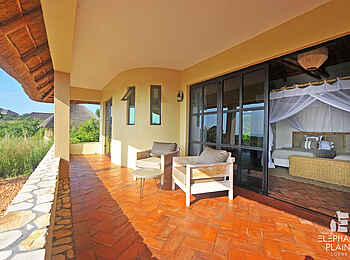 Elephant Plains Lodge: Der Balkon