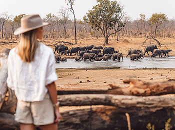 Khulu Bush Camp: Ausblick Khulu Bush Camp: Ausblick