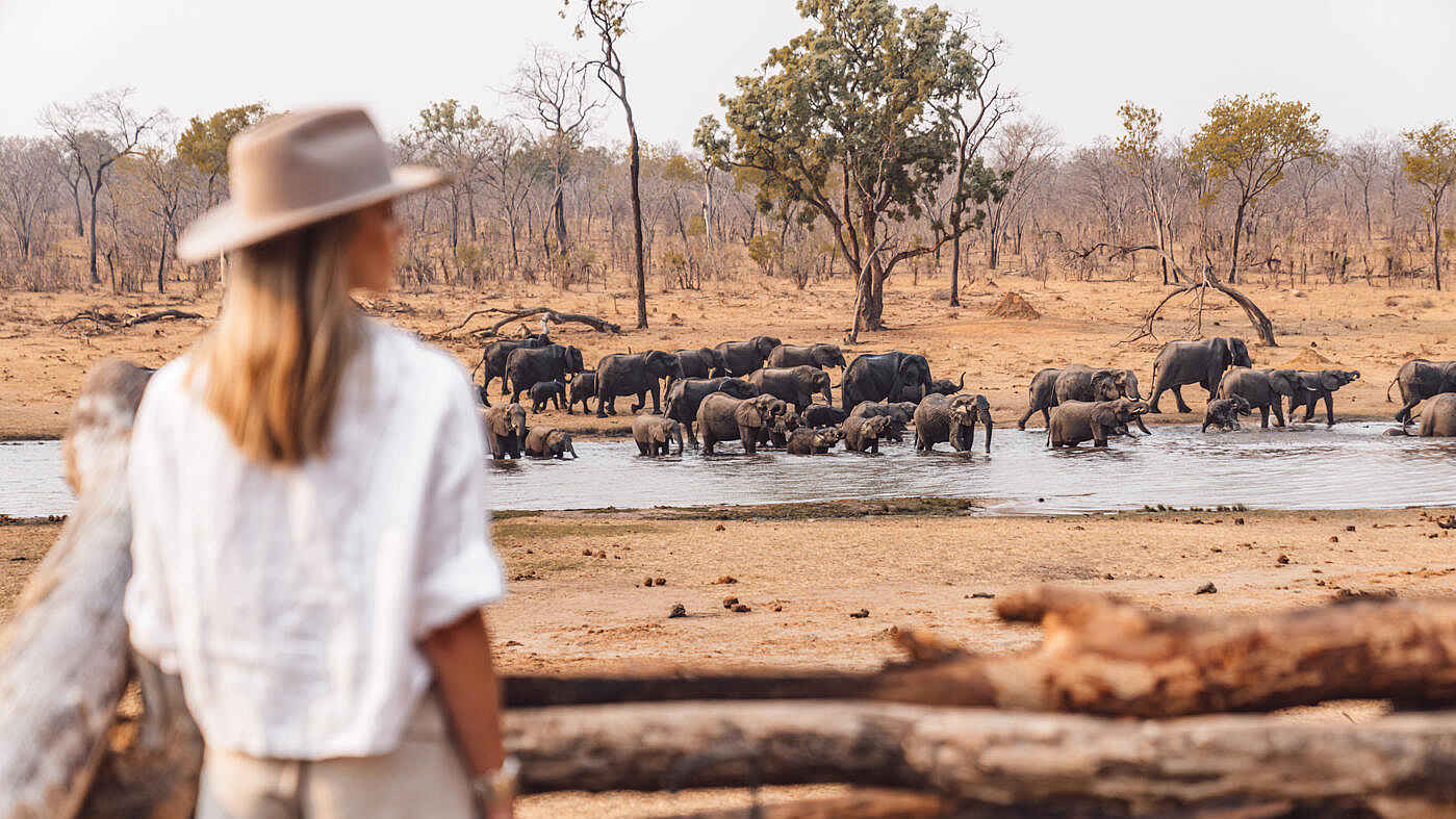 Khulu Bush Camp: Ausblick Khulu Bush Camp: Ausblick