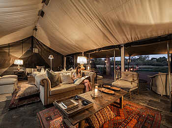 Machaba Camp: In der Lounge
