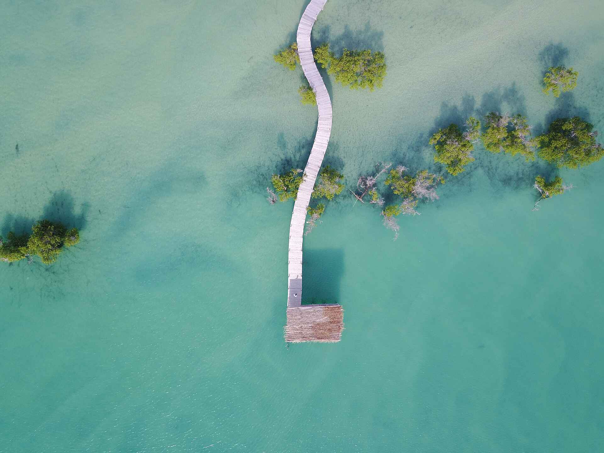 Sussurro: Steg aus der Vogelperspektive