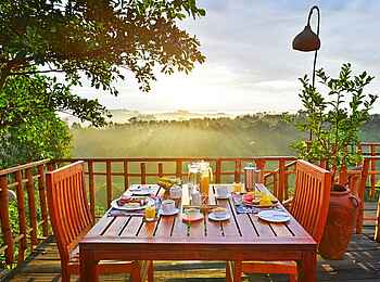 Kyaninga Lodge: Frühstück Kyaninga Lodge: Frühstück