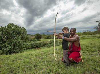 Sanctuary Olonana: Pfeil und Bogen Sanctuary Olonana: Pfeil und Bogen