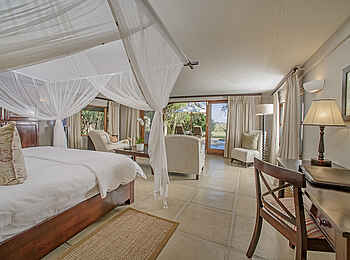 Savanna Lodge: Schlafzimmer der Executive Suite Savanna Lodge: Schlafzimmer der Executive Suite