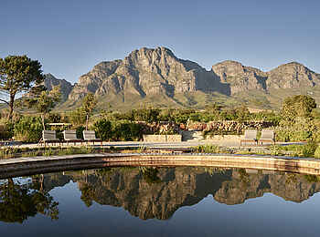 Boschendal Wine Estate: Blick in die Berge