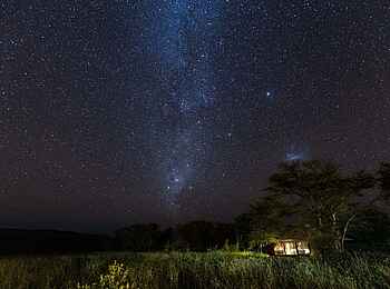 Kaskaz Mara Camp: Sternenhimmel über dem Camp