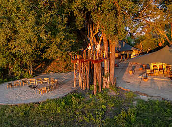 Maxa Camp: Blick auf das Camp Maxa Camp: Blick auf das Camp