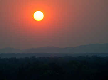 Mkulumadzi Lodge: Sonnenuntergang