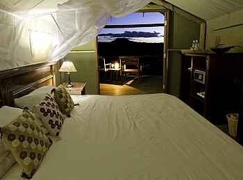 Palmwag Lodge: Gästezeltinterieur