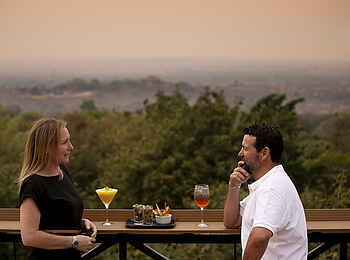 Shongwe Lookout Lodge: Ausblick