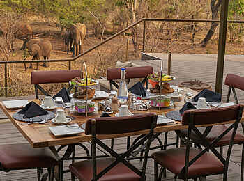 The Wallow Lodge: Auf der Terrasse