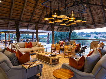 Inyati Game Lodge: Schöne Lounge