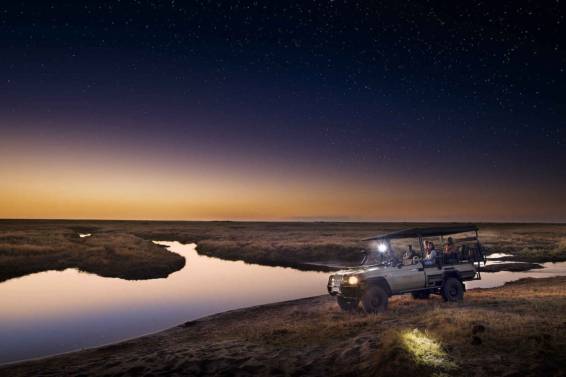 Linyanti Expeditions: Night Drive