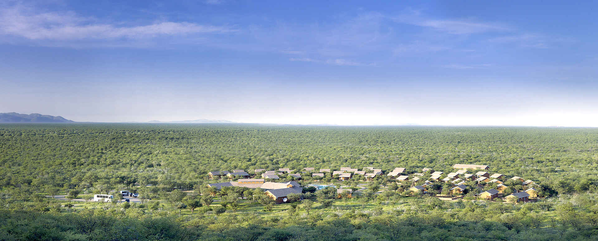 Camp, Damara Mopane Lodge, Damaraland, Himmel, Horizont, Khorixas, Namibia, Vogelperspektive, Afrikarma, Afrikarma Safaris, Afrikarma Safaris - Wildnis. Hautnah., Afrikarma.de