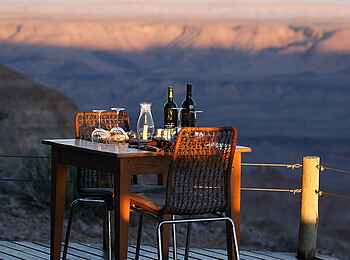 Fish River Lodge: Candle Light Dinner