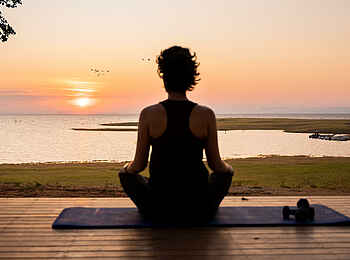 Fothergill Island Luxury Camp: Yoga