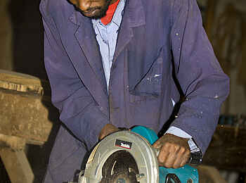 Gibbs Farm: Schreinerei