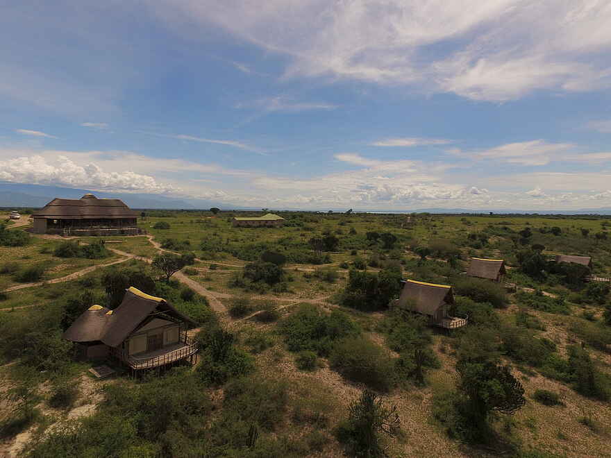 Kasenyi Safari Camp: Gesamtansicht Kasenyi Safari Camp: Gesamtansicht