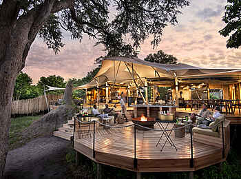 Khwai Leadwood: die Boma