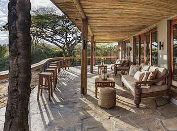 Lewa Safari Camp: Veranda