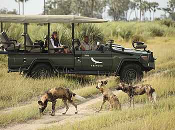 Nxabega Okavango Tented Camp: Safarifahrzeug