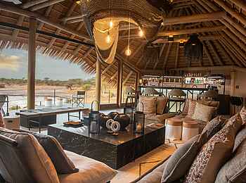 Onguma Camp Kala: Die Lounge