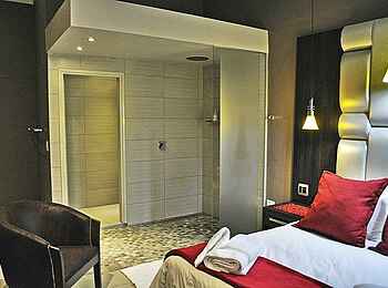 Swakopmund Sands Hotel: Blick zum Bad in Room 7 Swakopmund Sands Hotel: Blick zum Bad in Room 7