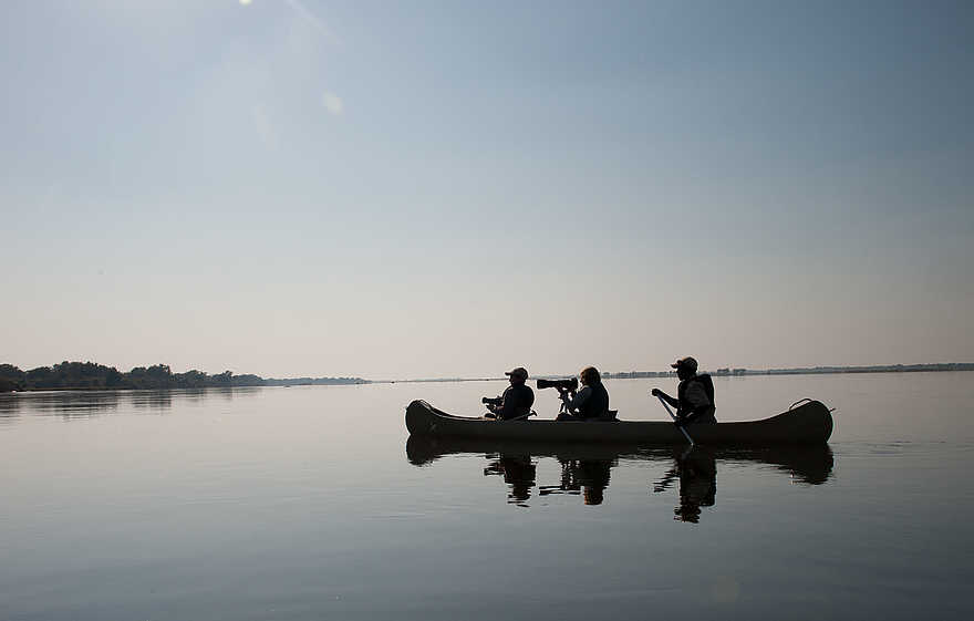 Baines River Camp: Stille Wasser Baines River Camp: Stille Wasser